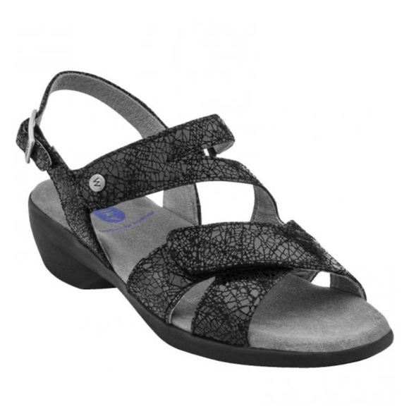 Wolky Shoes - Wolky Fria Black Crash Sandals 776-400 Size 39